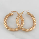Candongas Emmi 3.8 g / 3 cm Oro Rosa 18K