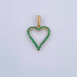 Dije Silueta Corazon 2gr / 3cm / Oro 18K &