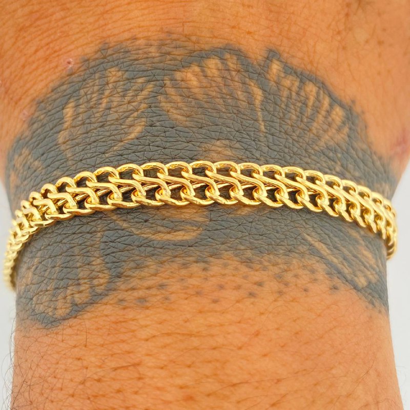 Pulso Sedusa 3.4gr / 19cm / 5.6mm Oro Amarillo +3 18K &