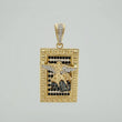 Dije Placa San Miguel Arcangel 10.35 g / 4.1 cm Tres Oros 18K