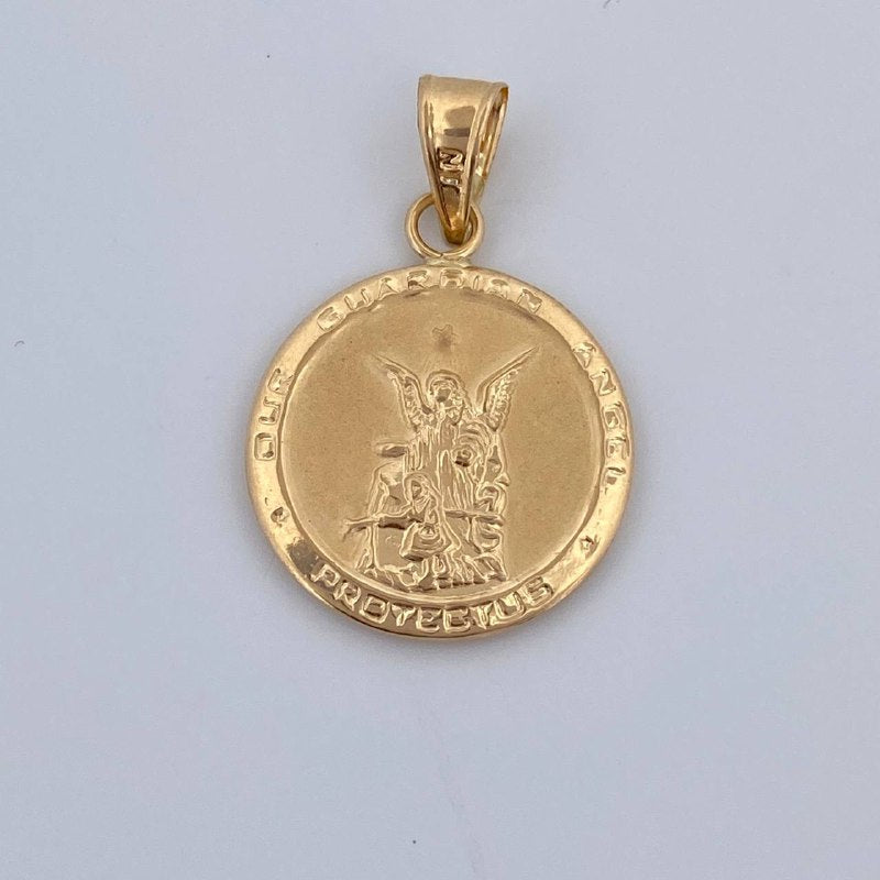 Dije Angel De La Guarda 1.2gr / 2.4cm / Oro Amarillo 18K &