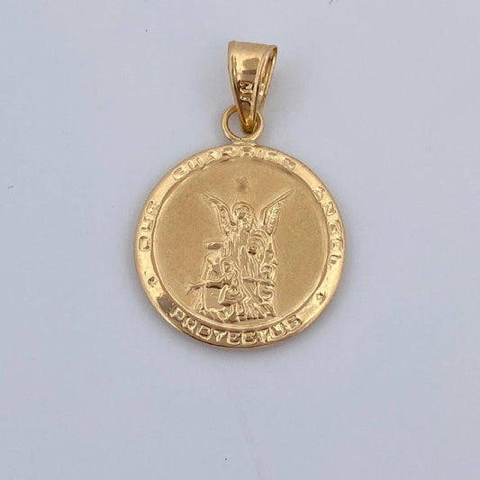 Dije Angel De La Guarda 1.25gr / 2.4cm / Oro Amarillo 18K &