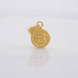 Dije Circulo Letra B 0.4g / 1.5cm Oro Amarillo 18K