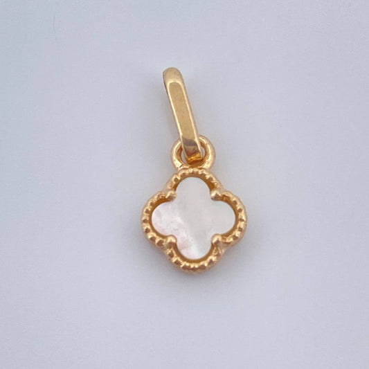 Dije Trebol 0.75gr / 1.6cm / Oro Amarillo Nac.Esp. 18K &