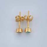 Topos Bisel Esmeralda 0.95gr / Oro Amarillo 18K %