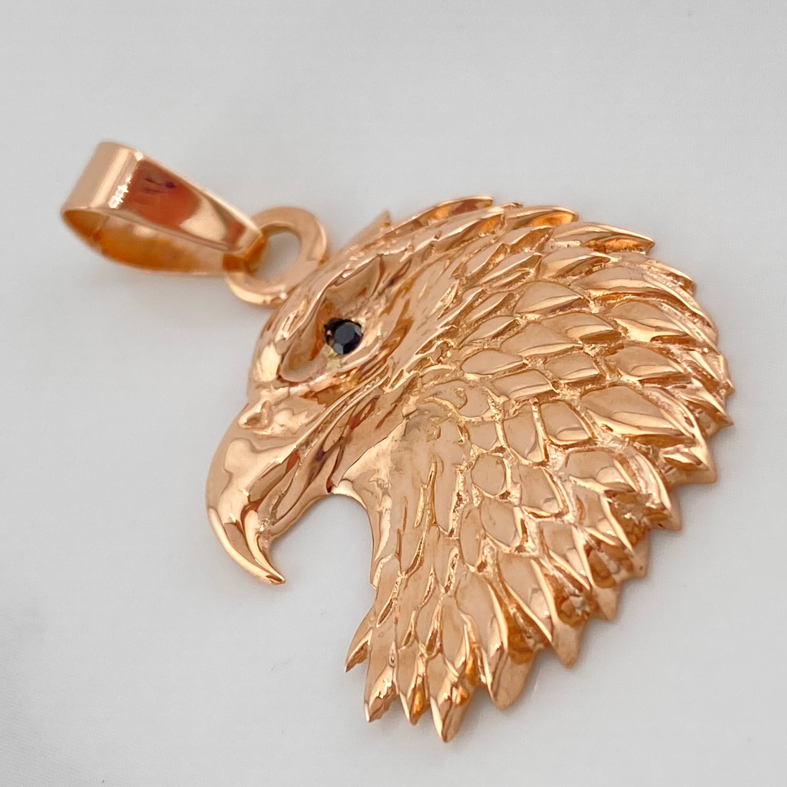 Dije Aguila 3.7 g / 3.6 cm Oro Rosa 18K
