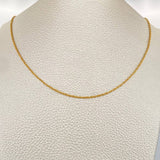 Cadena Lazo 1.1gr / 59.8cm / Oro Amarillo +3 18K +