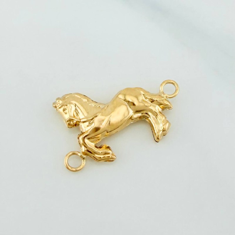 Herraje Caballo 0.9 g / 2.2 cm Oro Amarillo 18K