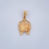 Dije Herradura Caballo 2.45gr / 2.5cm / Oro Amarillo 18K $