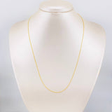 Cadena Mini Cubana 1.75g / 45cm / 0.95mm Oro Amarillo 18K