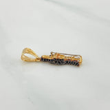 Dije Santa Muerte 2.45 g / 3 cm Tres Oros 18K