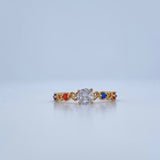 Anillo Churumbela Corazones 1.25gr / T5 1/4 / Oro Amarillo 18K &