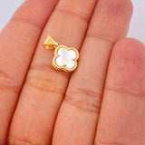 Dije Trebol 1.3gr / 1.6cm / Oro Amarillo Nac.Esp. 18K $