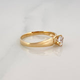 Anillo Solitario 1.75 g / T5 3/4 Oro Amarillo 18K