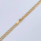 Cadena Cubana 9.35gr / 60cm / Oro Amarillo +1 18K &