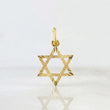 Dije Estrella de David 0.75g / 2cm Oro Amarillo 18K