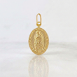 Dije Virgen de Guadalupe 0.85 g / 2.4 cm Oro Amarillo 18K