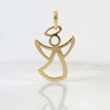 Dije Angel Silueta 0.5gr / 2.5cm / Oro Amarillo 18K