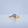 Anillo Solitario Linea Invertida 2.35gr / T5 / Oro Amarillo 18K &