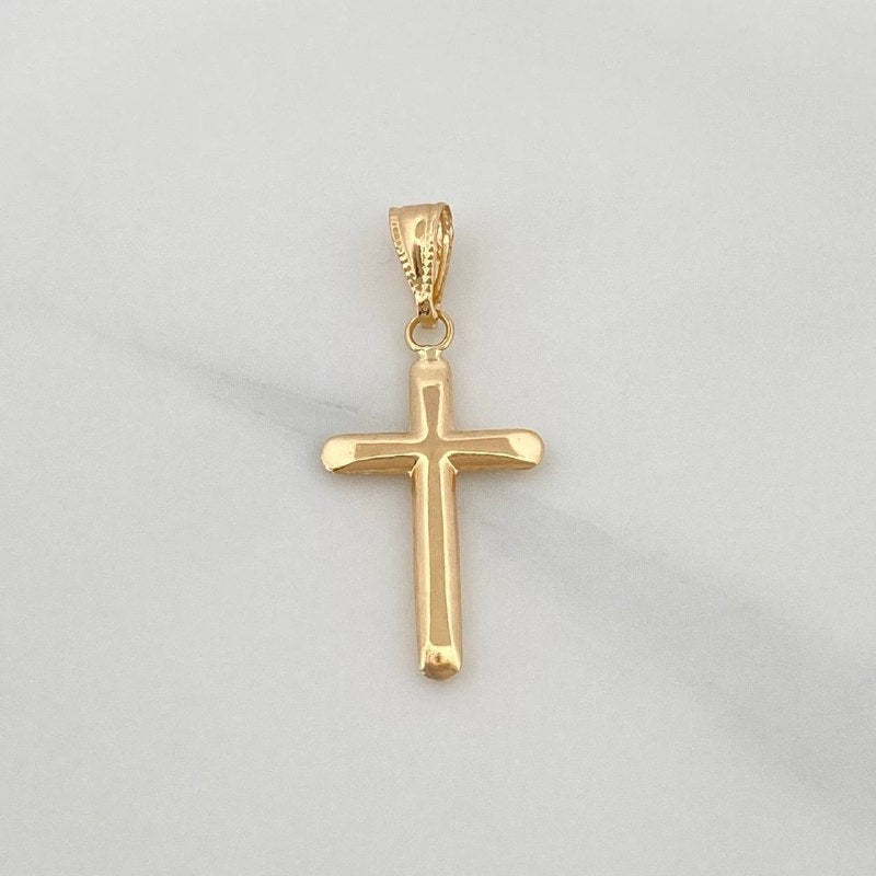 Dije Cruz 0.7gr / 2.9cm / Oro Amarillo 18K &
