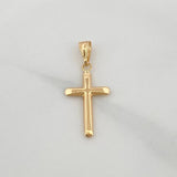 Dije Cruz 0.7gr / 2.9cm / Oro Amarillo 18K &