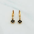 Candongas Trebol 3.3 g / 2.3 cm Oro Amarillo 18K
