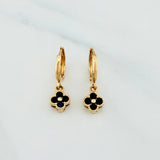 Candongas Trebol 3.3 g / 2.3 cm Oro Amarillo 18K