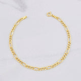 Pulso Fígaro 2.25g / 18.9cm / 4.5mm Oro Amarillo 18K