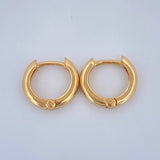 Candongas Lia 1.4gr / 1.1cm / Oro Amarillo 18K $
