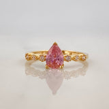 Anillo Solitario Gota 2.1 g / T6 1/2 Oro Amarillo 18K