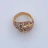 Anillo Pantera 7gr / T8 / Oro Amarillo 18K &