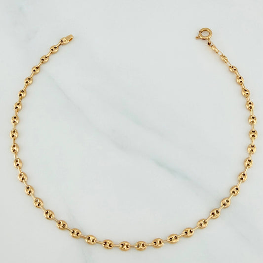 Tobillera Gc 2.75 g / 24.5 cm / 3.25 mm Oro Amarillo 18K