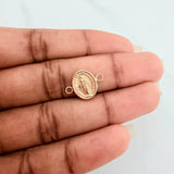 Herraje Virgen Milagrosa 0.6gr / 1.5cm / Oro Amarillo 18K %