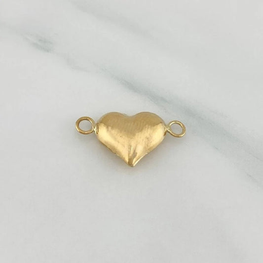Herraje Corazon 0.25g / 1.3cm Oro Amarillo 18K