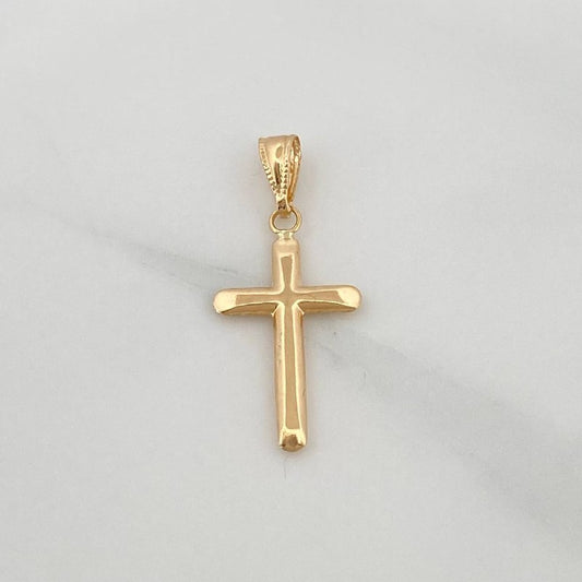 Dije Cruz 0.6gr / 2.9cm / Oro Amarillo 18K &