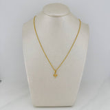 Set Cadena Lazo + Dije Libelula / 1,25 gr / 45 cm Oro Amarillo 18K