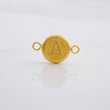 Herraje Circulo Letra A 0.4g / 1.5cm Oro Amarillo 18K