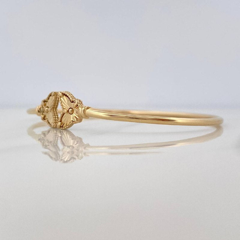 Pulso Aro Mariposa Diamantado 3.55 g / 16.8 cm / 1.6 mm Oro Amarillo 18K
