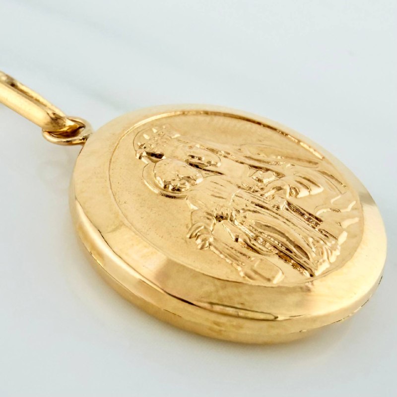 Dije Virgen Del Carmen 2.2 g / 3 cm Oro Amarillo 18K