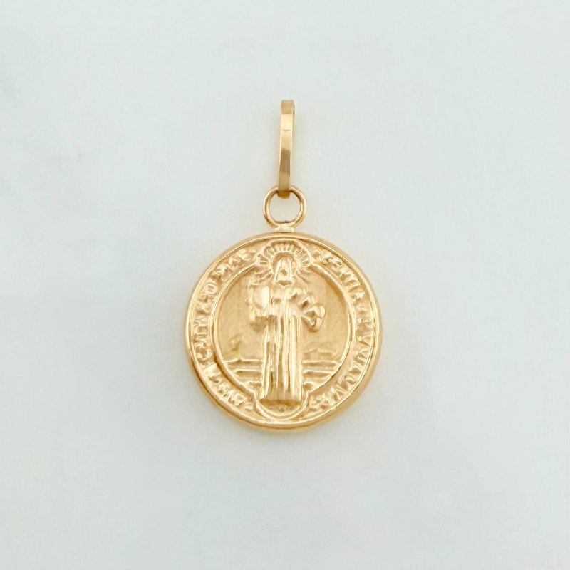 Dije San Benito 0.85 g / 2 cm Oro Amarillo 18K