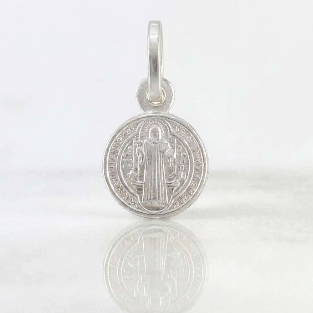 Dije San Benito 1 g / 1.8 cm Plata 925