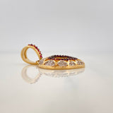 Dije Corazon 3.7 g / 2.7 cm Tres Oros 18K