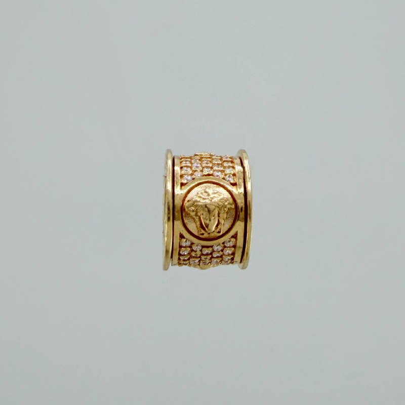 Herraje Medusa 5.4 g / 1.3 cm Oro Amarillo 18K