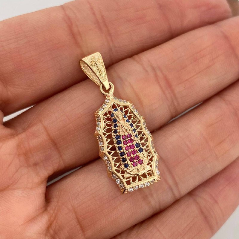 Dije Virgen Guadalupe 3.25 g / 3.2 cm Oro Amarillo 18K