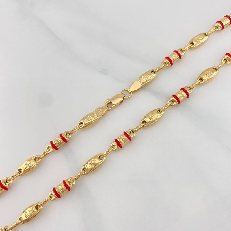 Cadena Rustica Corona 15.05 g / 62.3 cm / 3.8 mm Oro Amarillo 18K