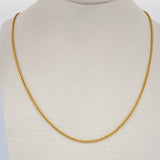 Cadena Franco 2.3gr / 50cm / Oro Amarillo +3 18K $