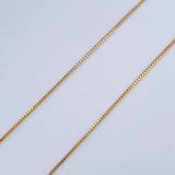 Set Cadena y Dije Veneciana + Oso 1.4gr / Oro Amarillo 18K (Oferta) $