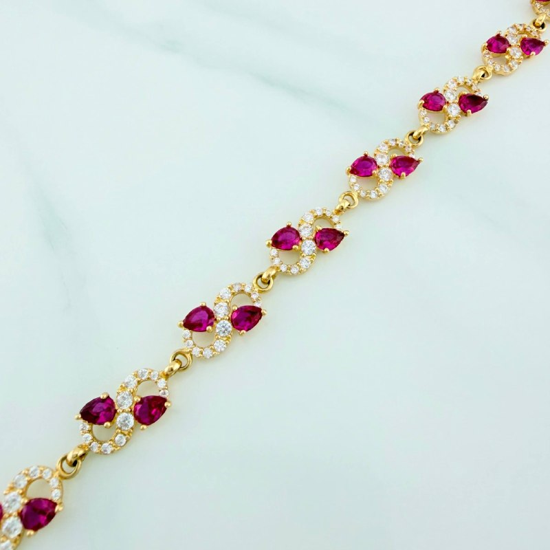 Pulso Infinito 9.3 g / 18 cm / 6.3 mm Oro Amarillo 18K