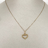 Set Cadena y Dije Veneciana + Silueta Corazon 1.4gr / Oro Amarillo 18K (Oferta) $