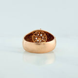 Anillo Timon Movil 9.3 g / T10 Dos Oros Blanco Rosa 18K